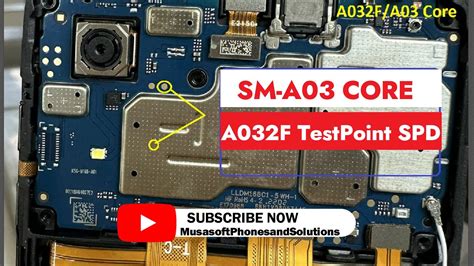 Make sure you are not going to damage any hardware component. . Samsung a032f test point
